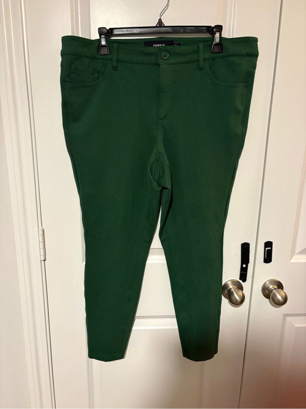 Torrid Green Stretch Skinny Pants Size 16R Regular